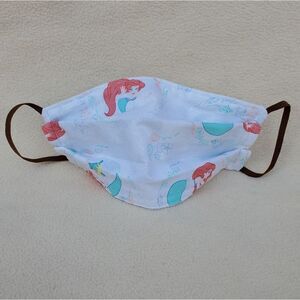 Handmade Disney Little Mermaid adult face mask